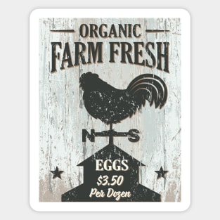 Vintage Farm Market Sign #3 Sticker